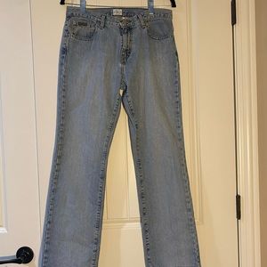 Vintage Calvin Klein low rise straight leg light wash jeans